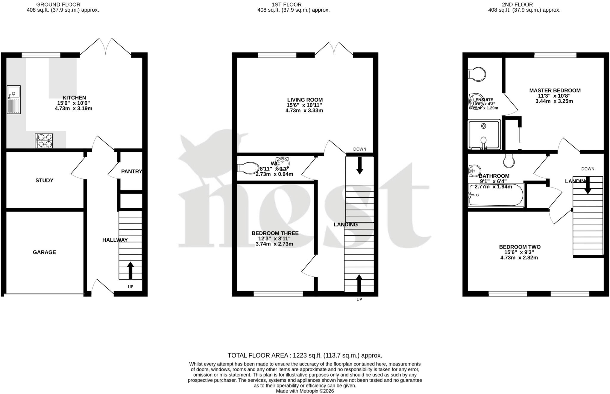 Sorrel Drive, Bridgwater, Somerset floorplan