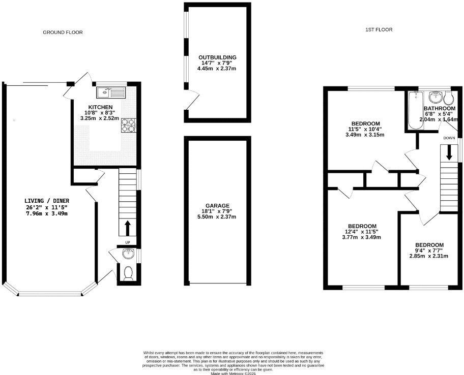 Pilgrims Close, Farnham, Surrey, GU9 floorplan