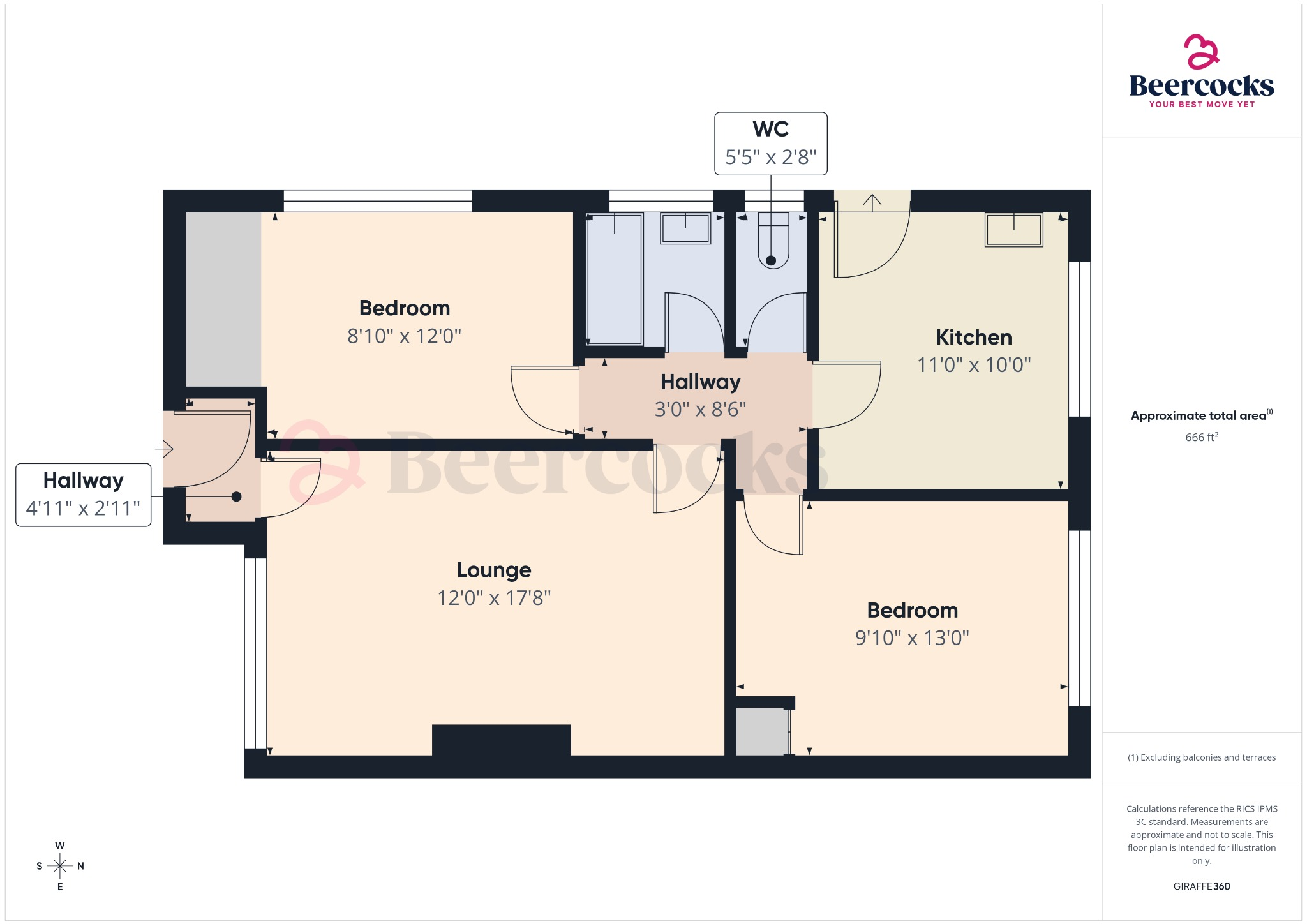 Keel Road, Hull, HU6 7BL floorplan