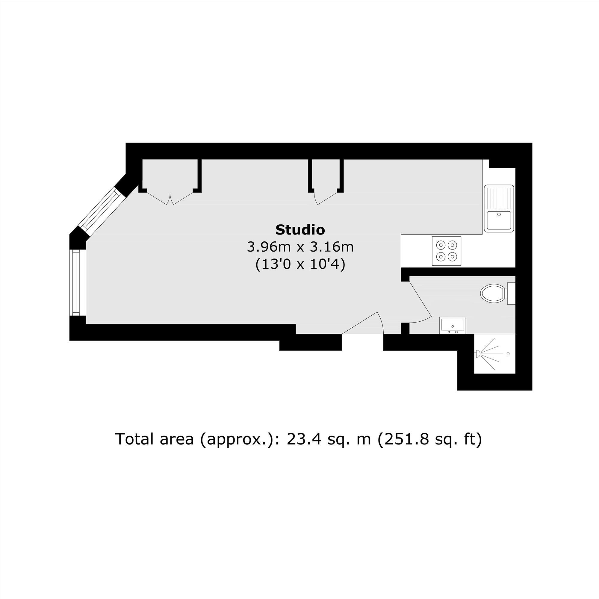 Bina Gardens, South Kensington floorplan