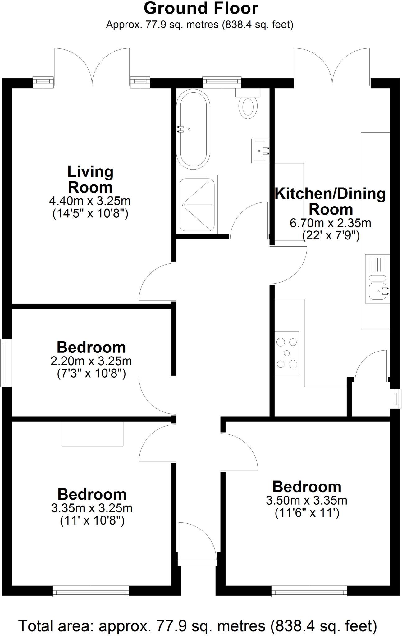 Lindsay Road, New Haw, Addlestone, Surrey, KT15 floorplan