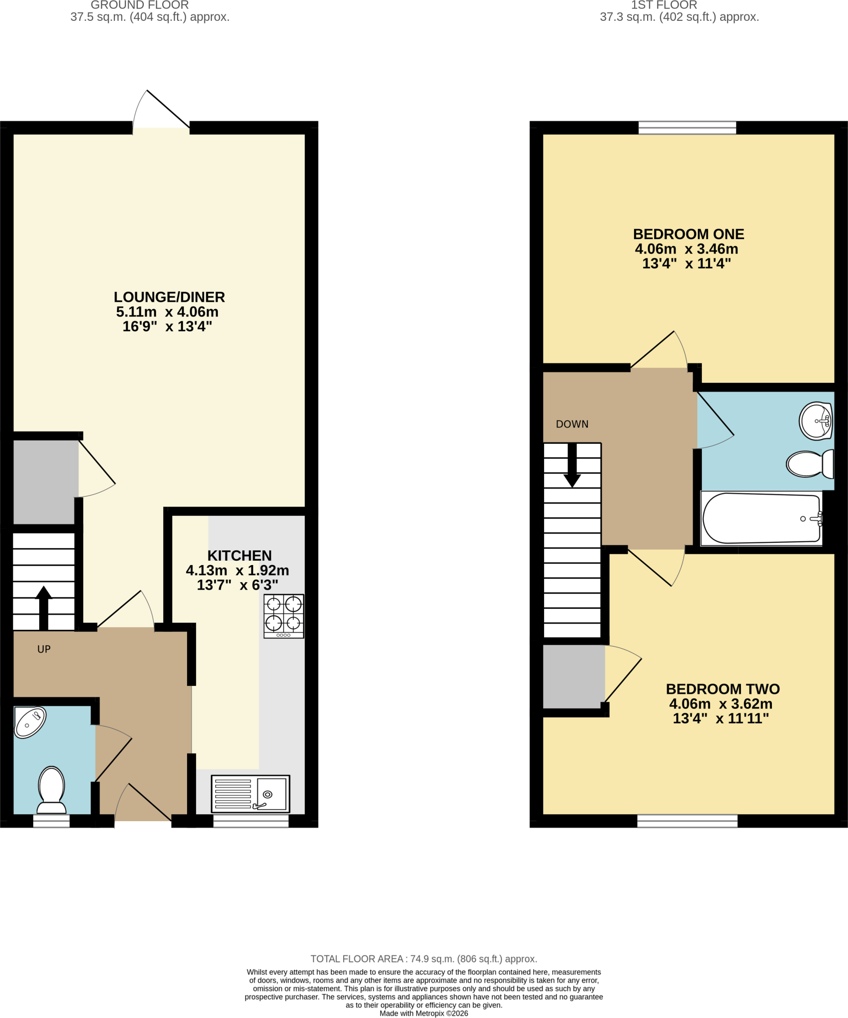 Kiln Way, Dunstable, Bedfordshire, LU5 floorplan