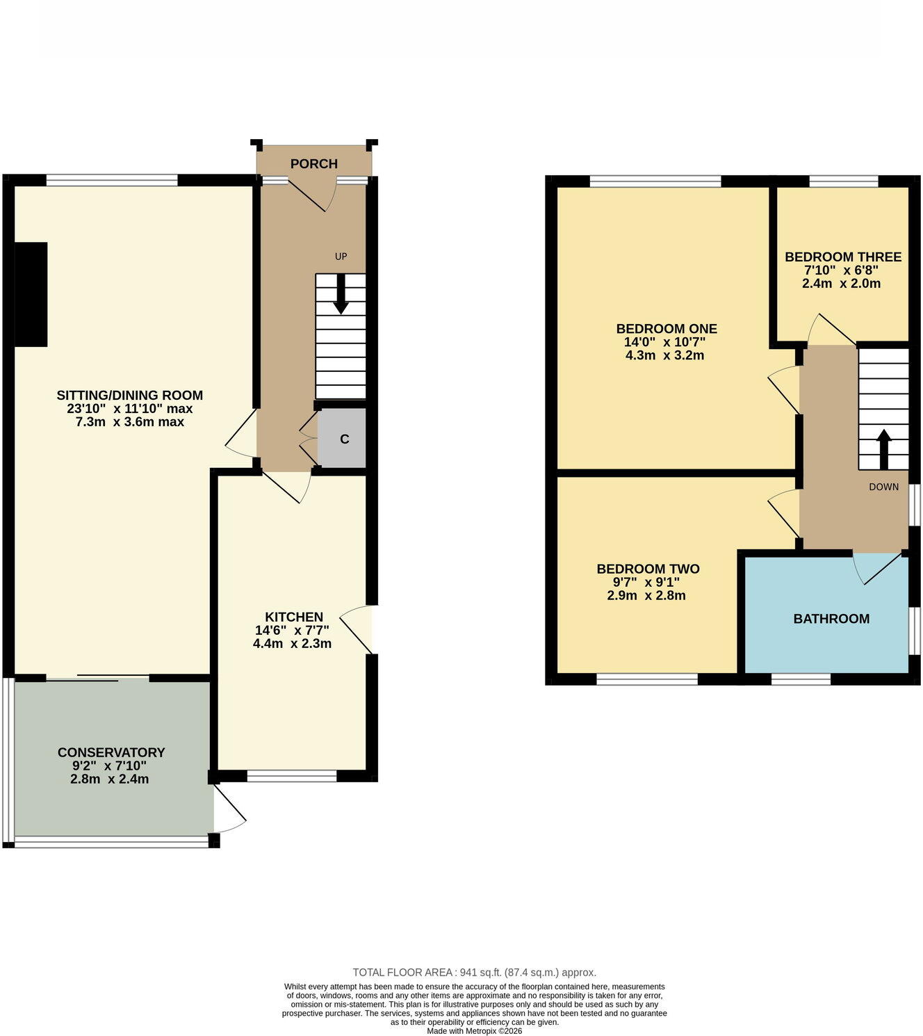 Woodgate Road, East Leake floorplan