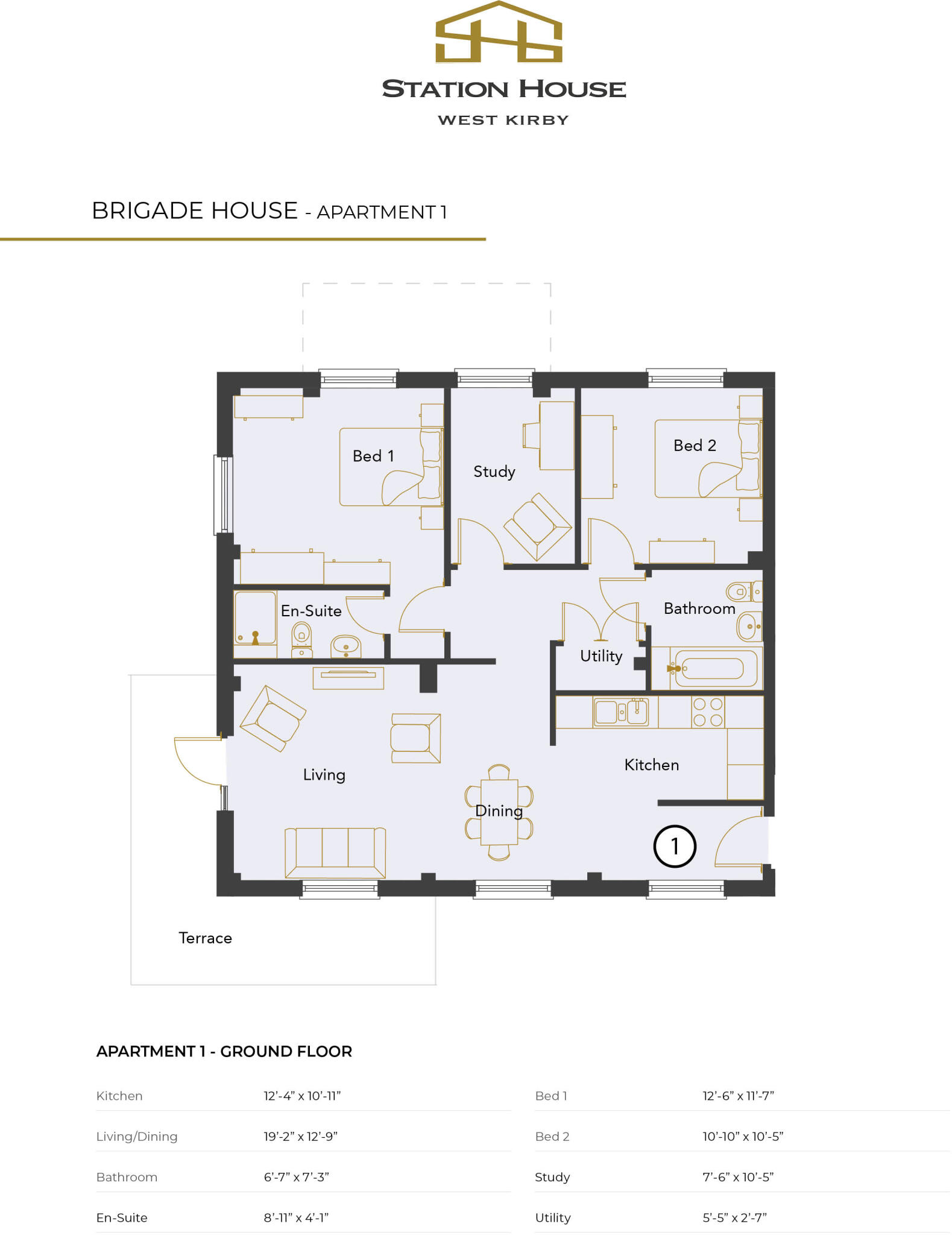 Brigade House, John Kirby Way, West Kirby, Wirral, CH48 floorplan