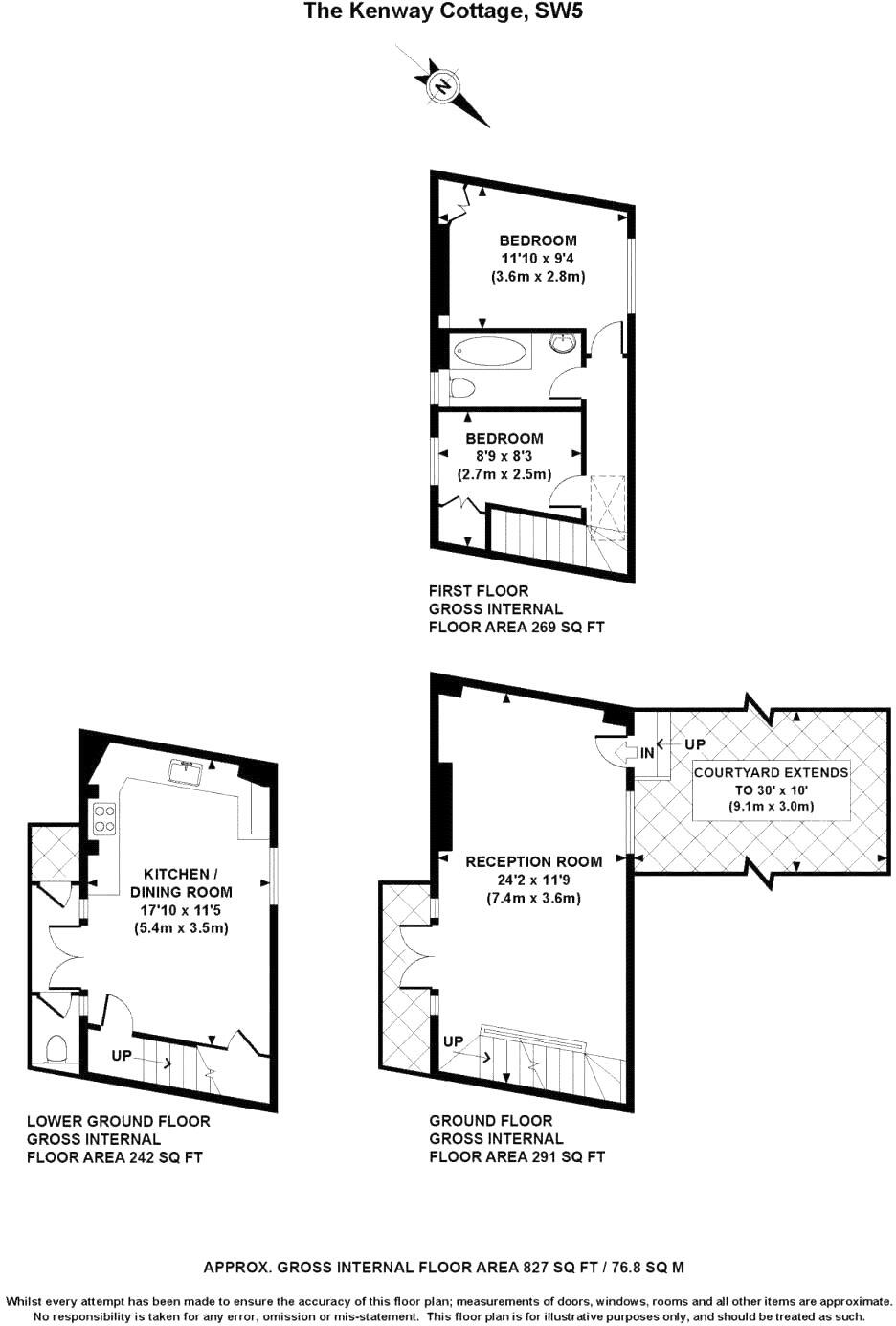 Kenway Road, Kensington, London, SW5 floorplan