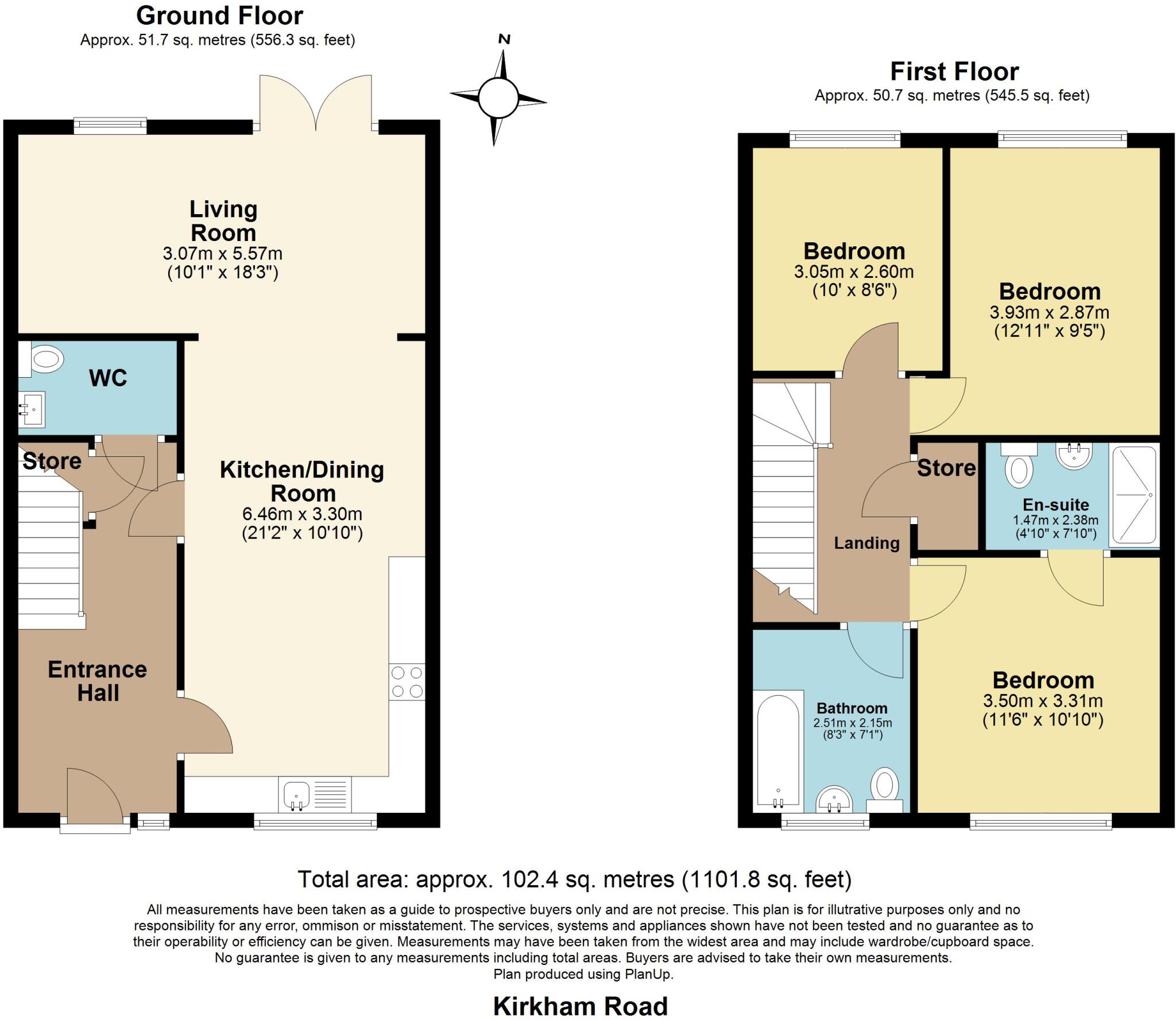 Kirkham Road, Southend-on-Sea, Essex, SS2 floorplan