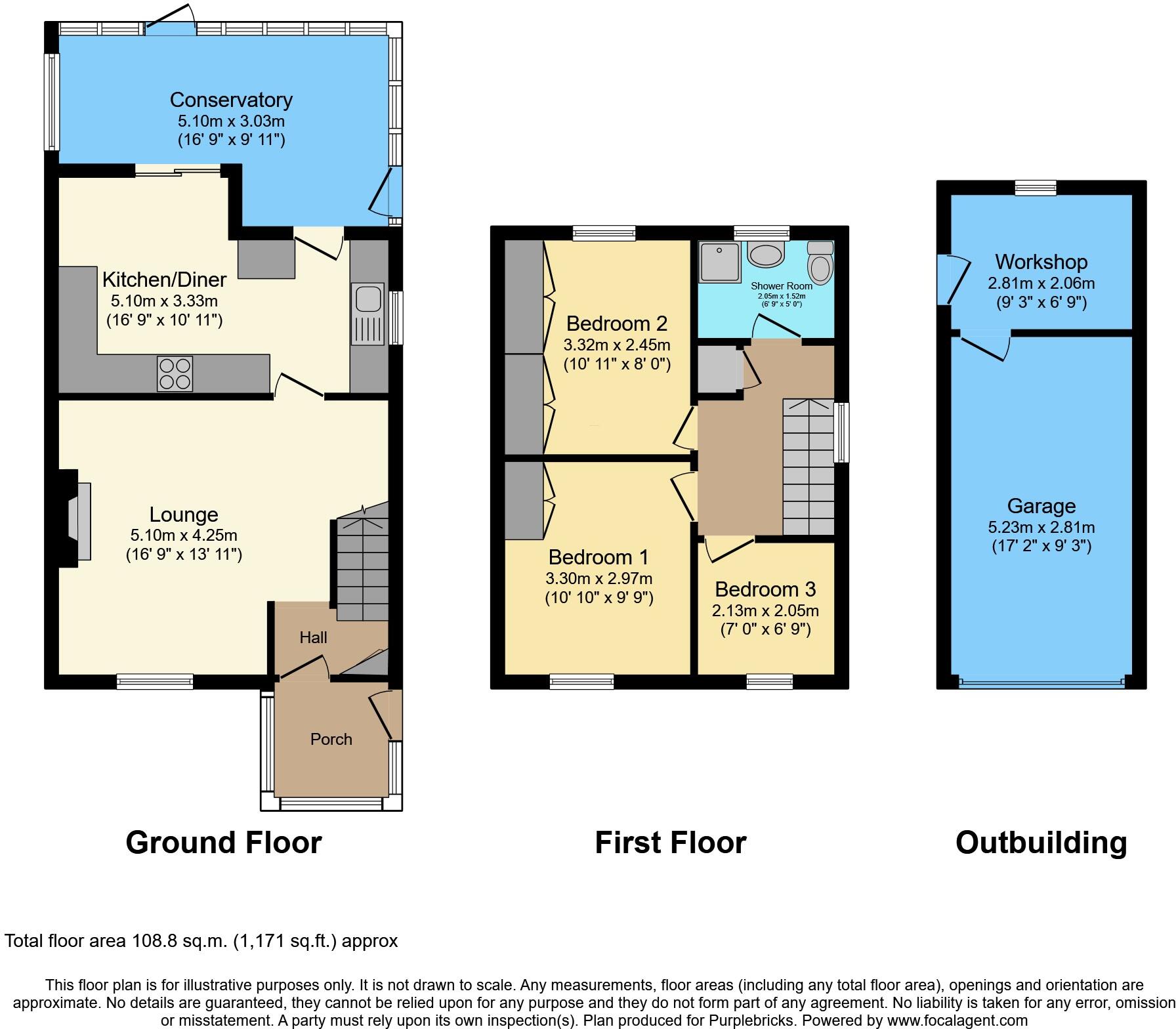 Rose Grove, Galgate, Lancaster, LA2 floorplan