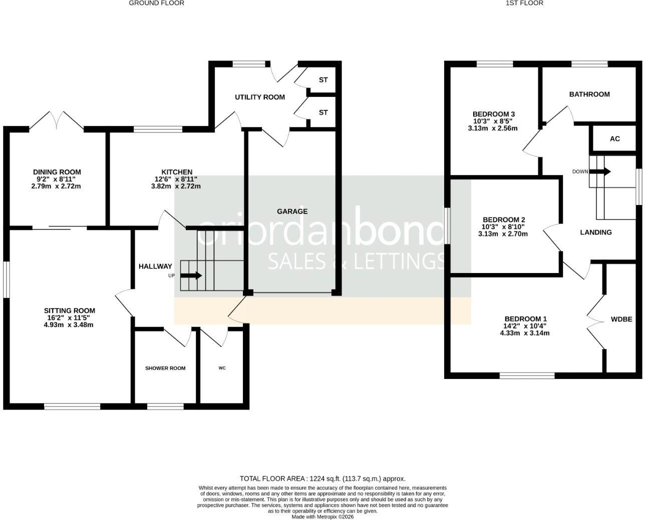 Taunton Avenue, Abington Vale, Northampton NN3 floorplan