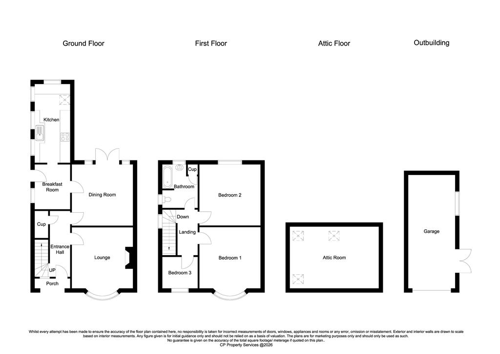 3 Grove Coach Road, Retford, Nottinghamshire DN22 7HU floorplan
