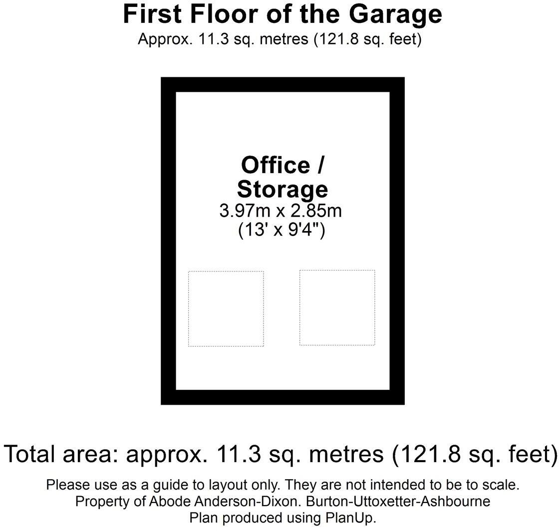 Sandpiper Drive, Uttoxeter, Staffordshire ST14 8TA floorplan