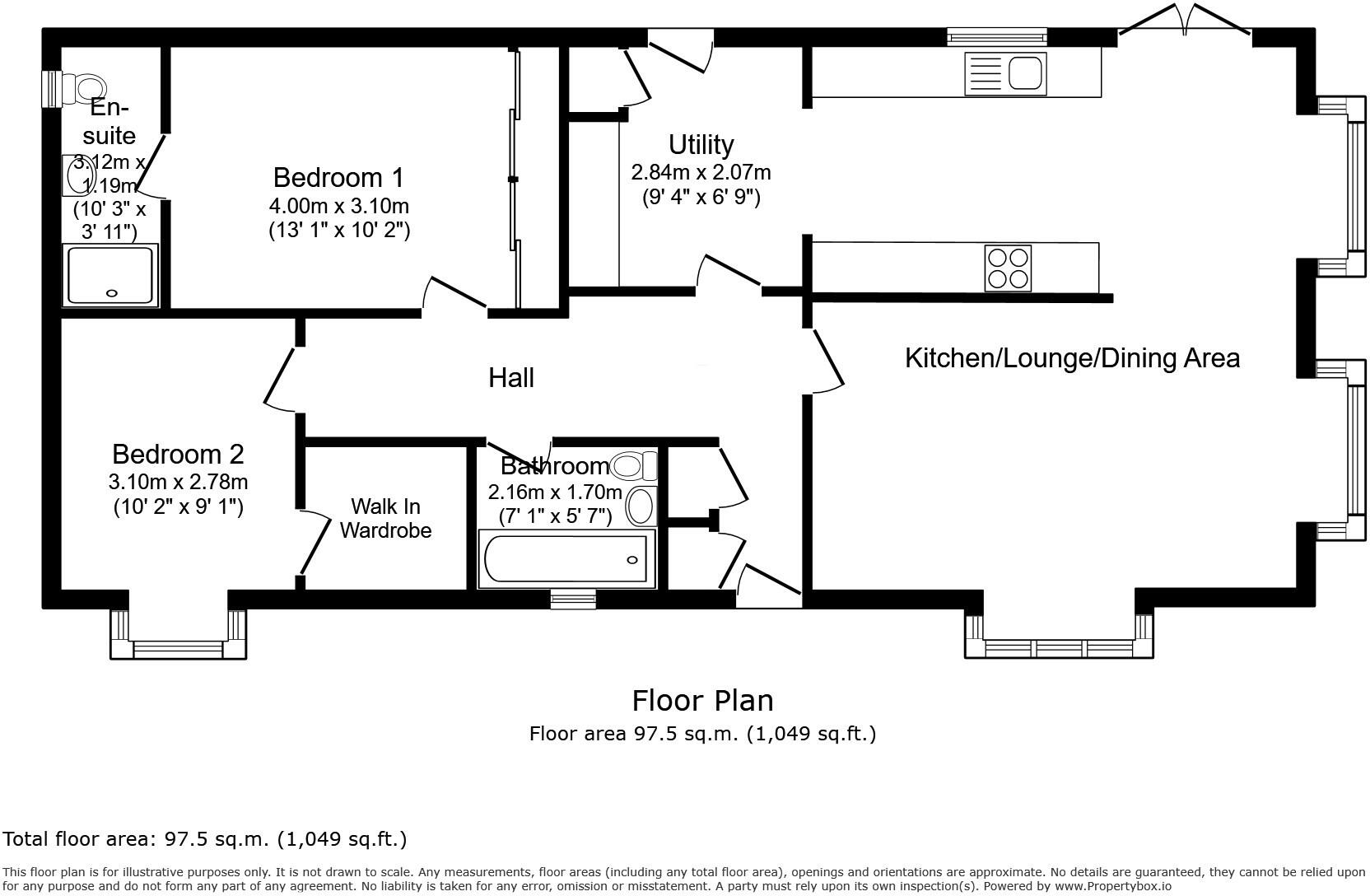 Swanage, Dorset, BH19 floorplan