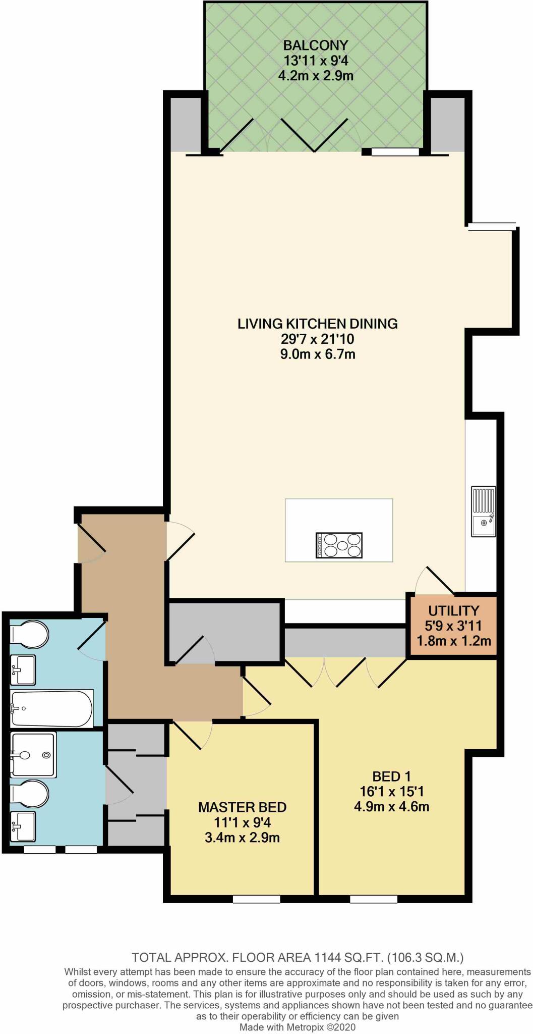 Apartment 5, Dore Lodge, Dore Road, Sheffield floorplan