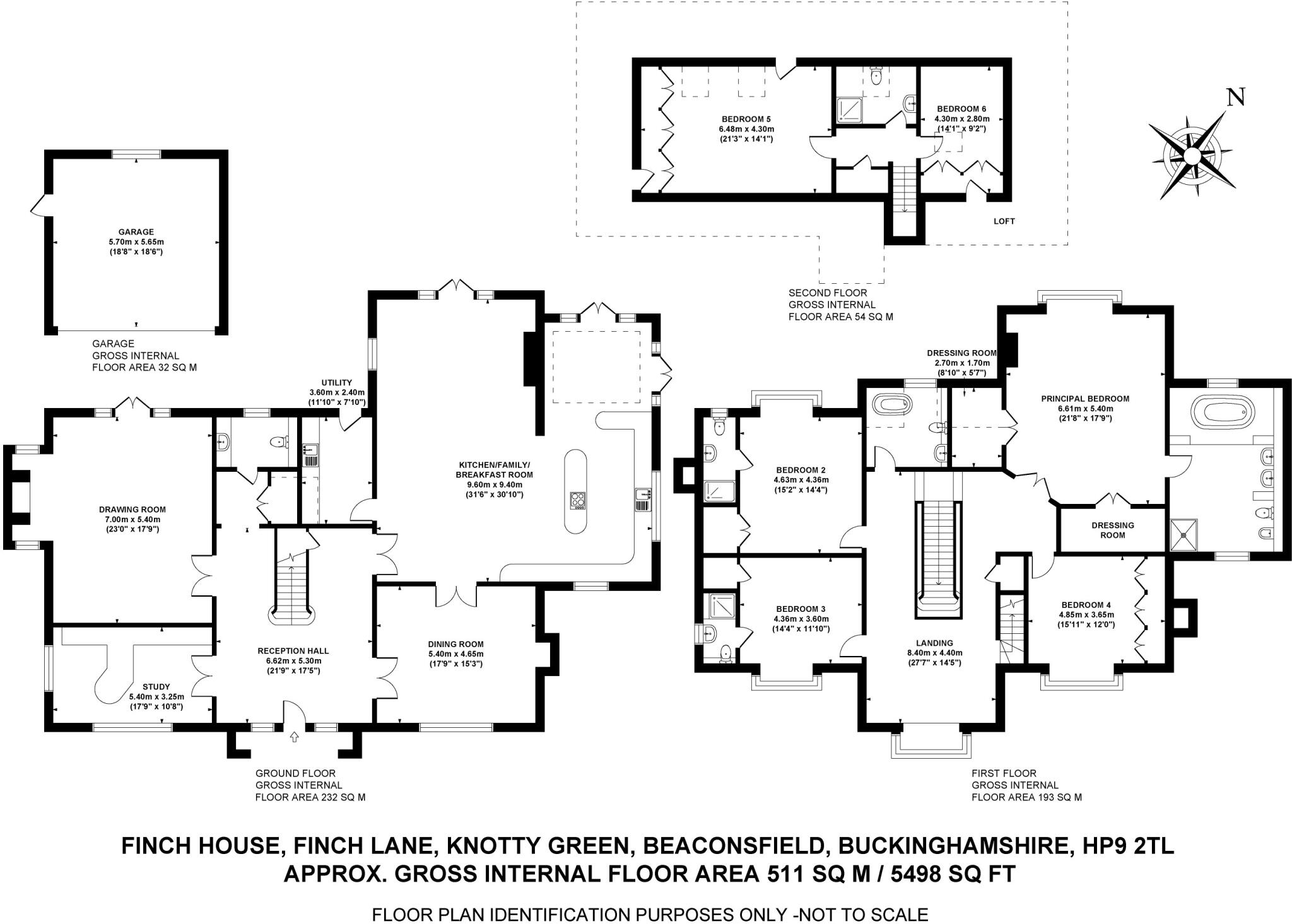Finch Lane, Knotty Green, Beaconsfield, Buckinghamshire, HP9 floorplan