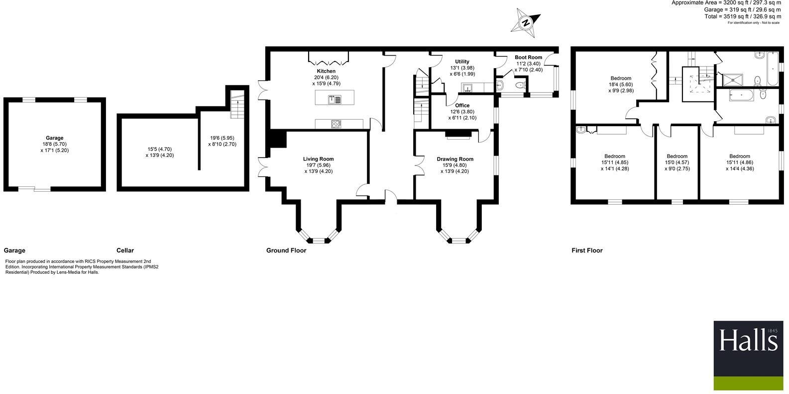 1 Ley Grange, Bowbrook, Shrewsbury, SY5 8PG floorplan