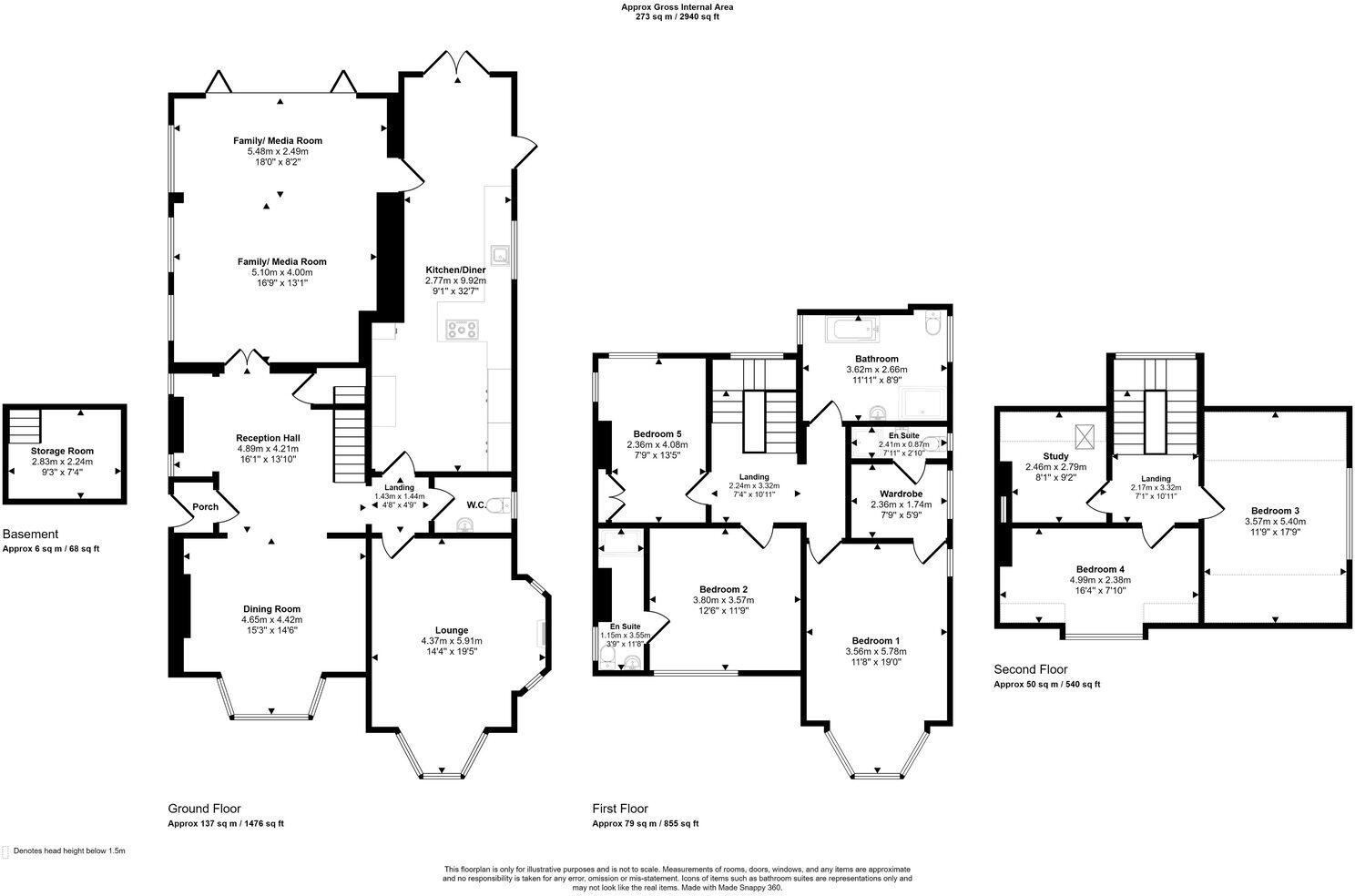 Aberconway Road, Prestatyn, LL19 9HH floorplan