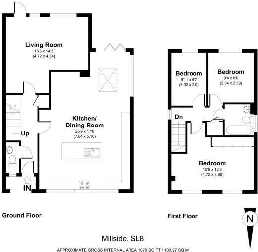 Millside, Bourne End floorplan