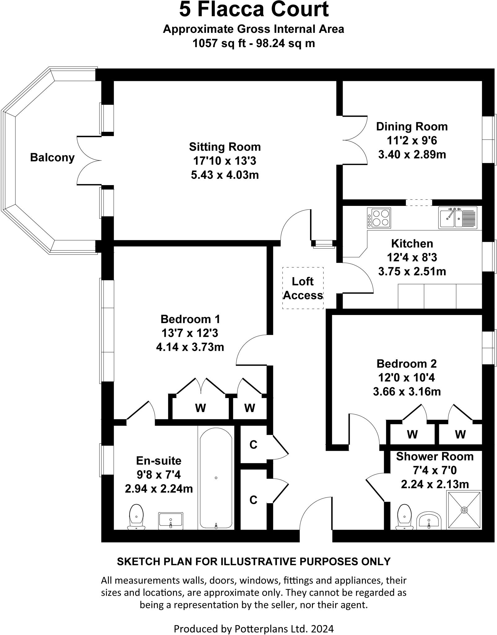 Flacca Court, Field Lane, Tattenhall, Cheshire, CH3 floorplan
