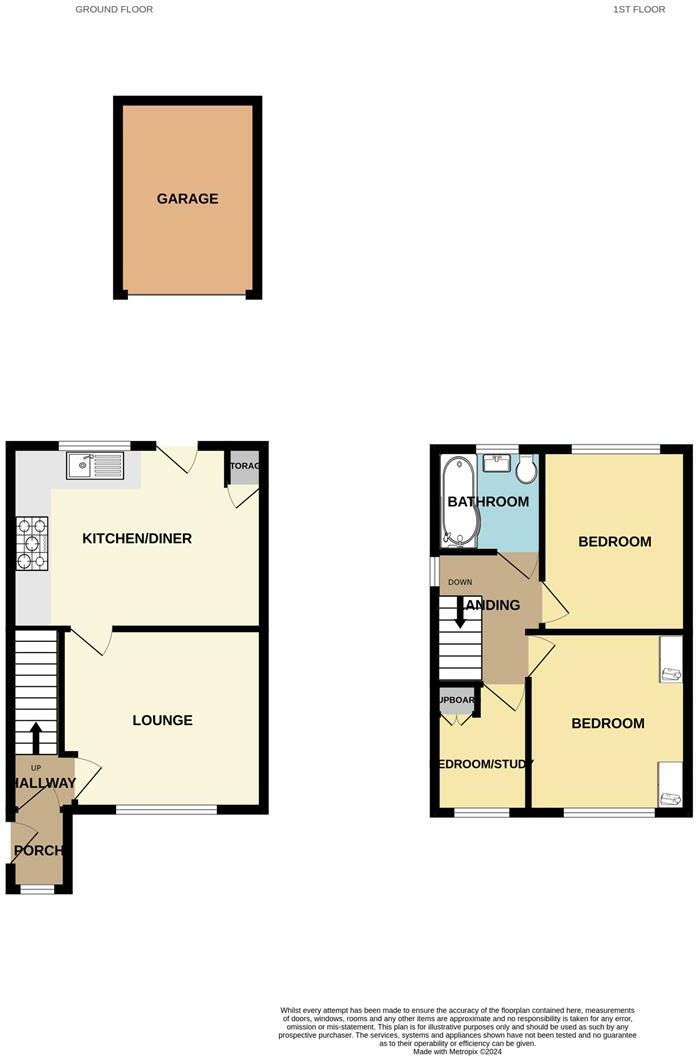 School Road, Buxton floorplan
