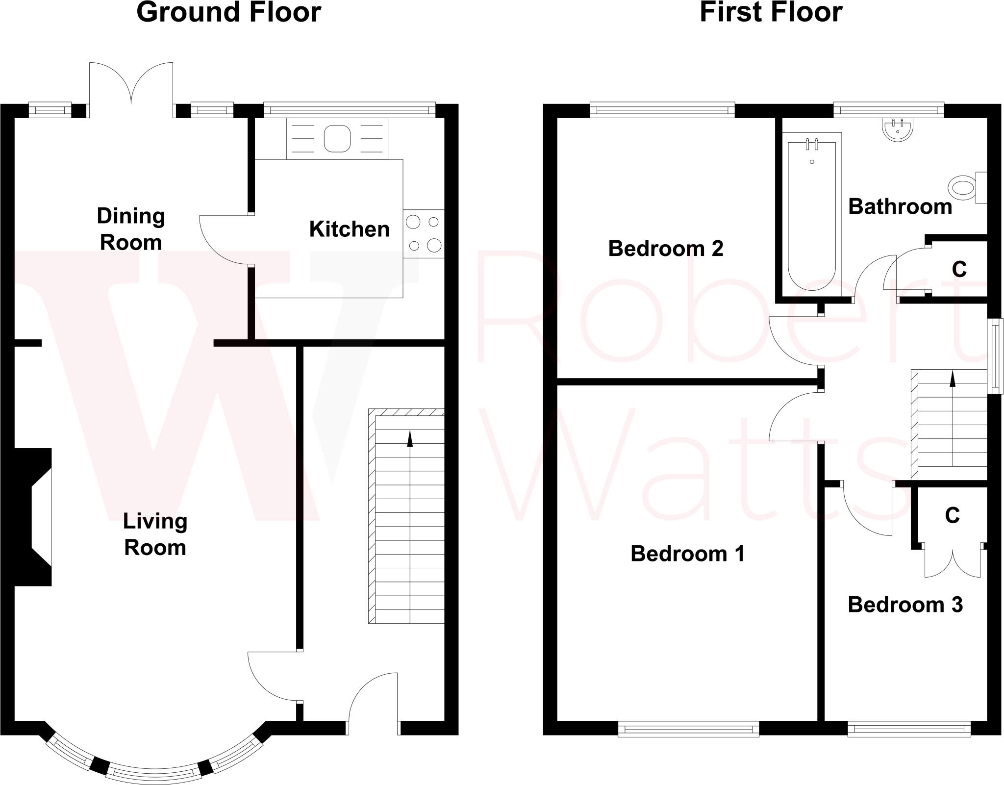 Quaker Lane, Liversedge, West Yorkshire, WF15 floorplan