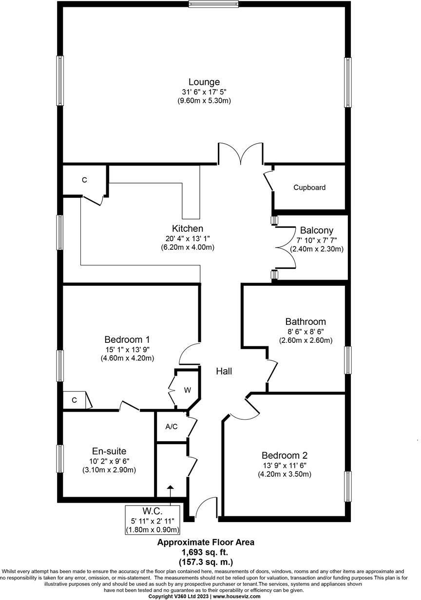 The Old Mill, London Road, St Ives floorplan