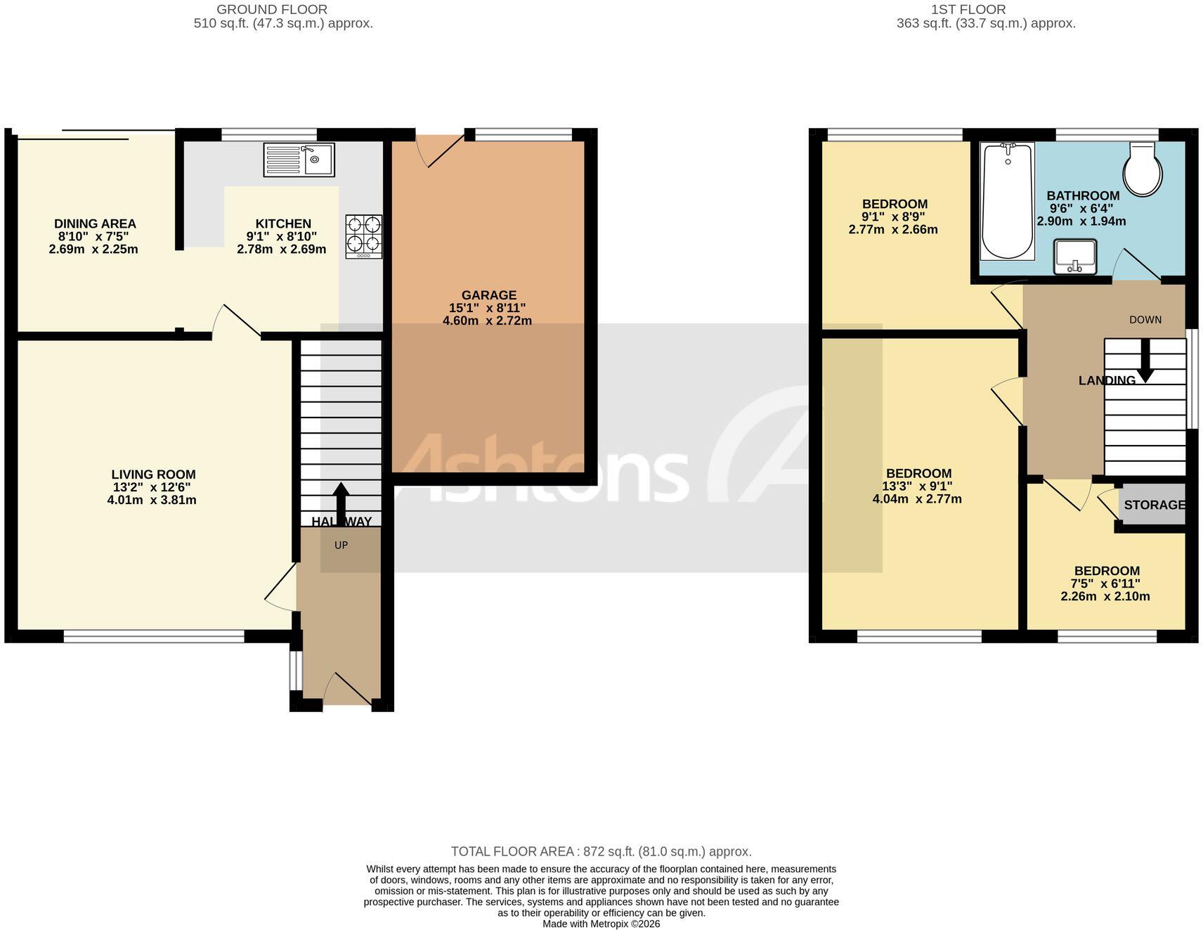 Havisham Close, Birchwood, WA3 floorplan