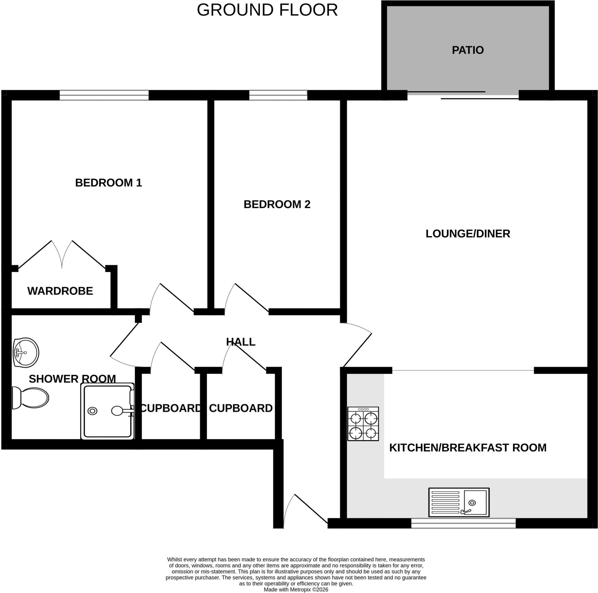 East Meon Road, Clanfield floorplan