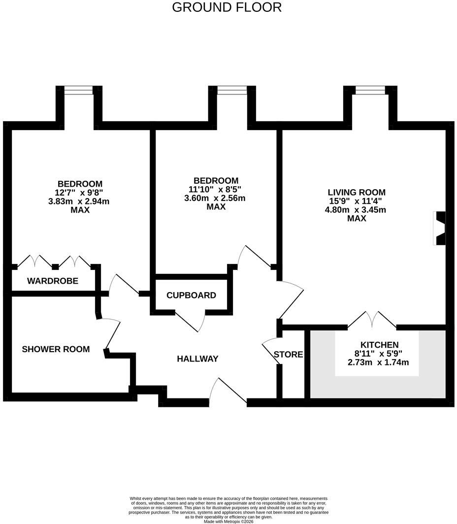 Daffodil Court, Newent floorplan