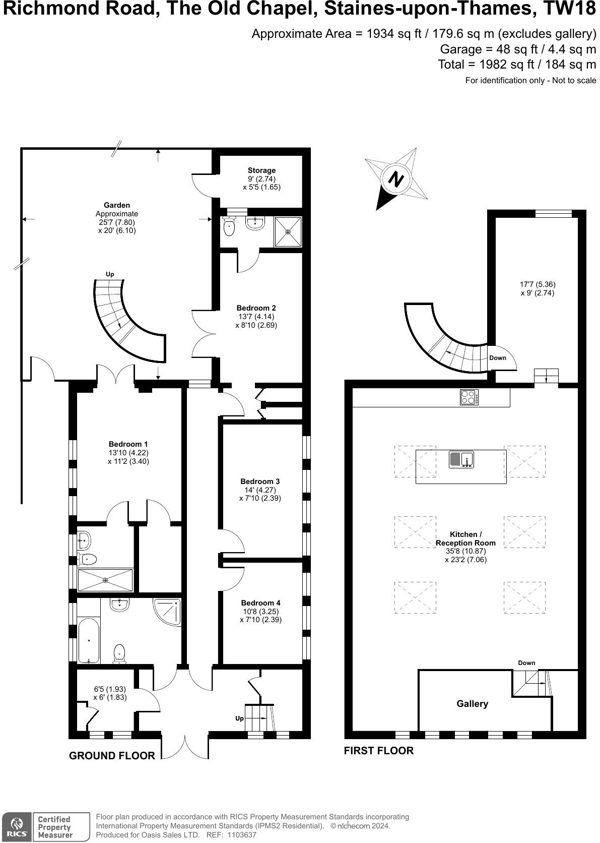 Richmond Road, Staines-upon-Thames, Surrey, TW18 floorplan