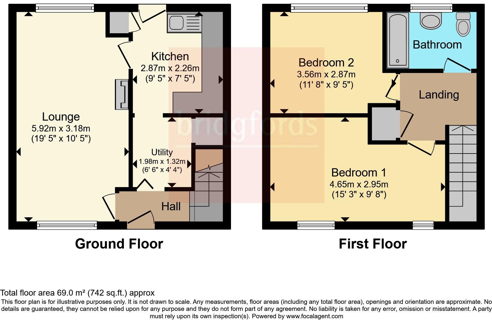 Lion Grove, Newcastle, Staffordshire, ST5 floorplan