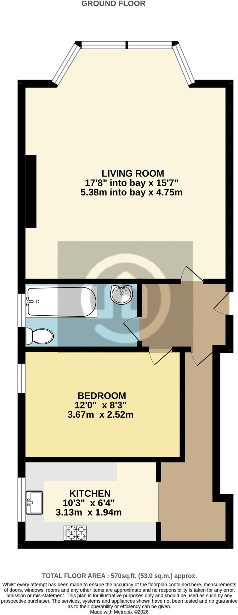 Chaucer Road, Bedford, MK40 floorplan