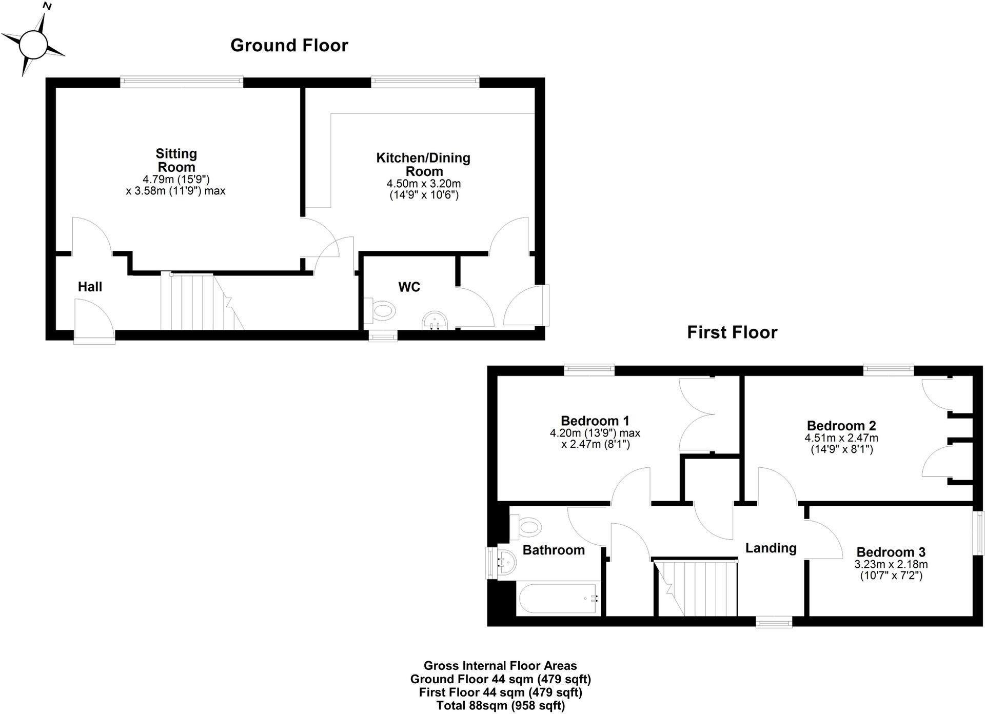 5, College Close, Saffron Walden, CB11 floorplan