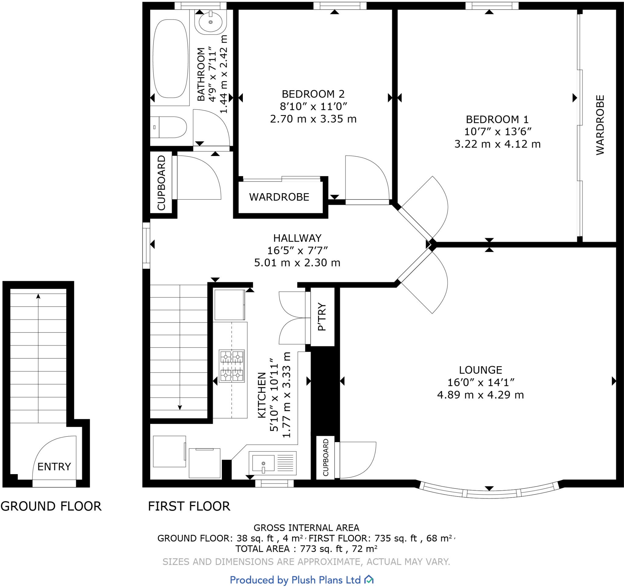 204, Liberton Street, Glasgow, Glasgow City floorplan