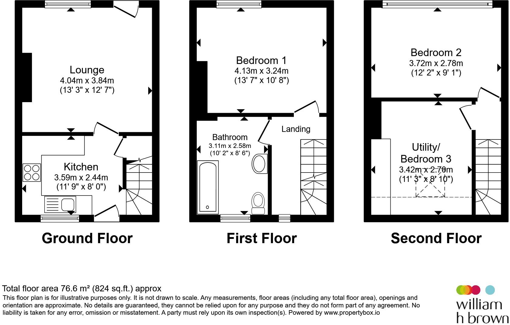 Dawlish Mount, Leeds floorplan