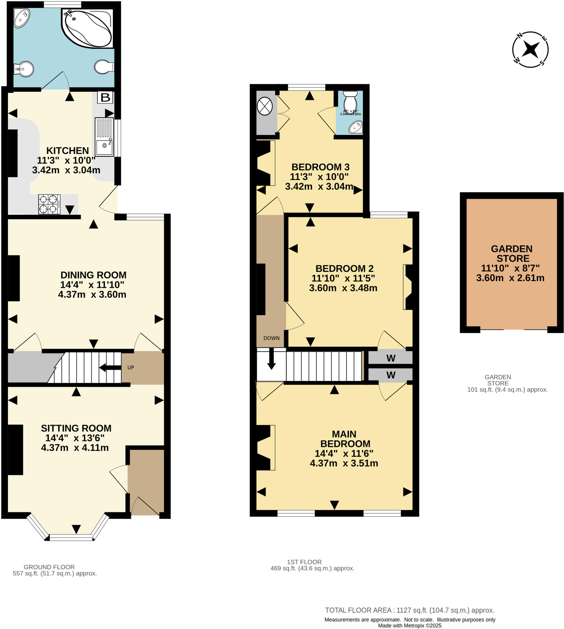 Reigate Road, Hookwood, Horley, Surrey, RH6 floorplan