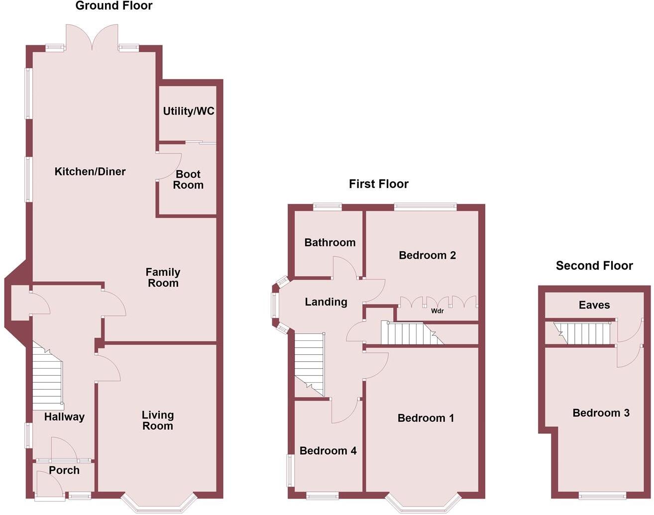 Mill Lane, Ness, Neston floorplan