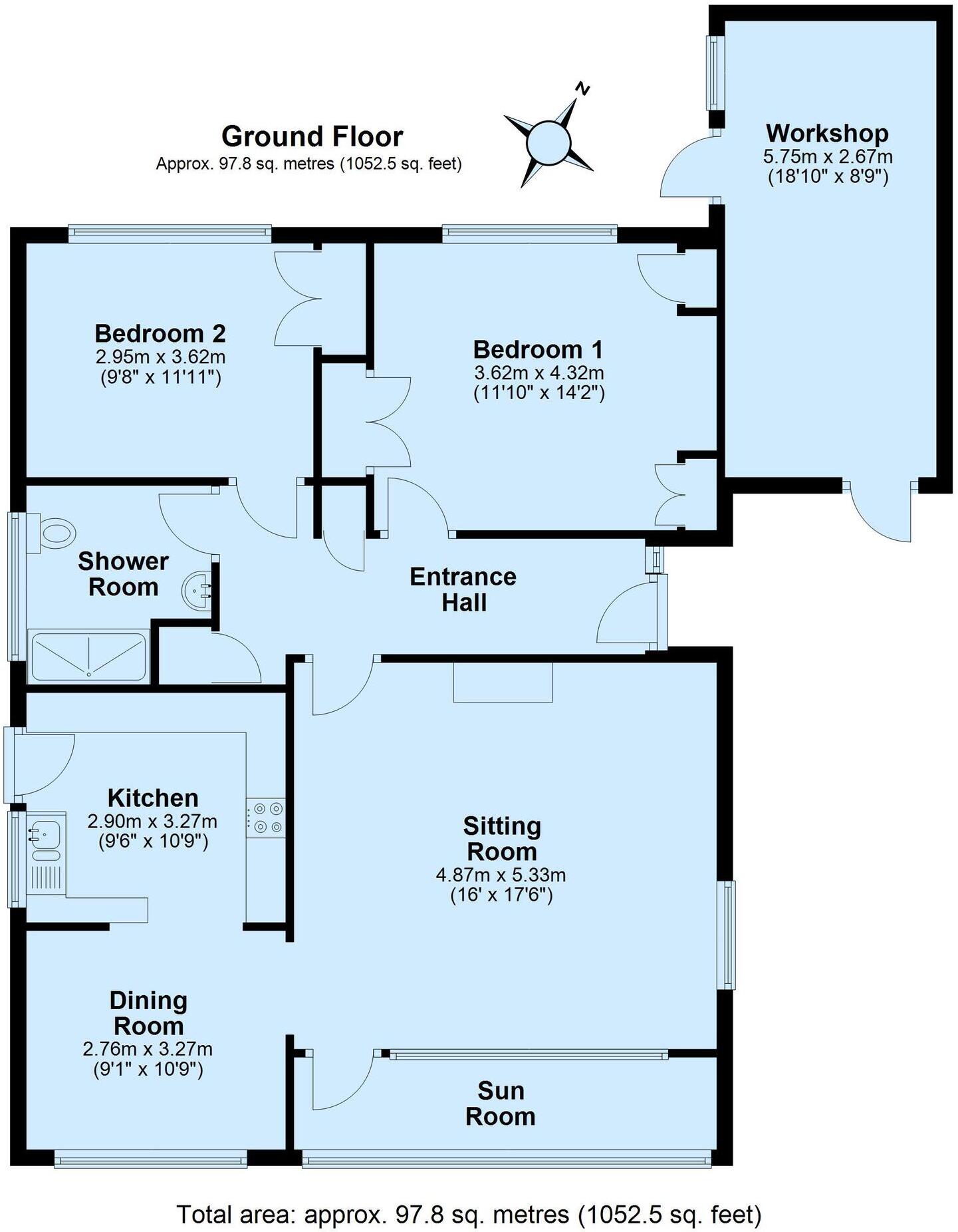 Churchfields, Dartmouth floorplan