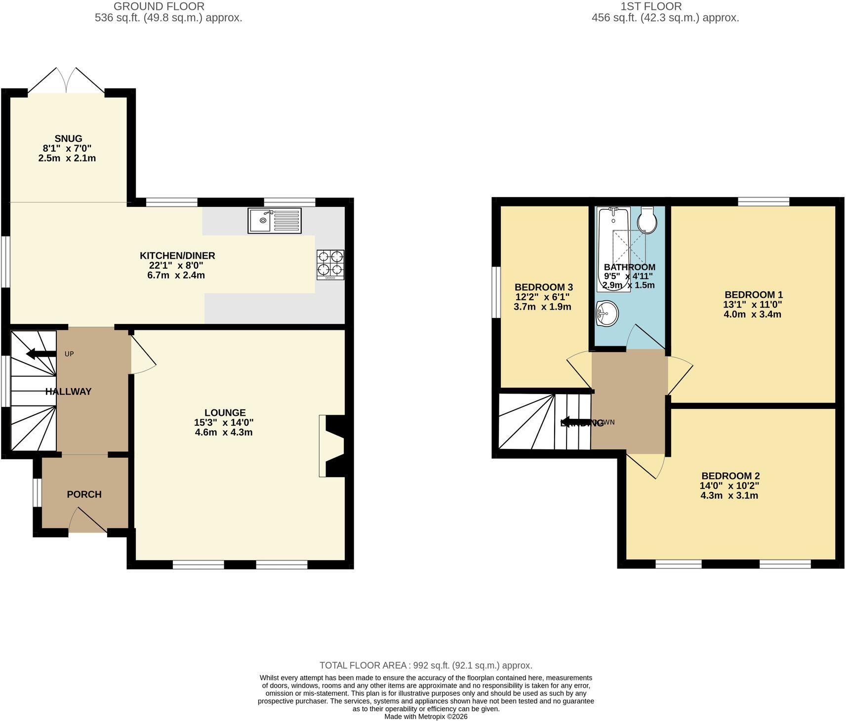 Primrose Lane, Bingley, BD16 floorplan