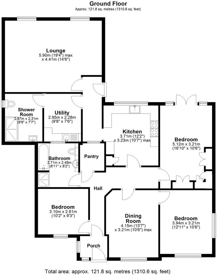 School Road, Acrise, Folkestone, CT18 floorplan