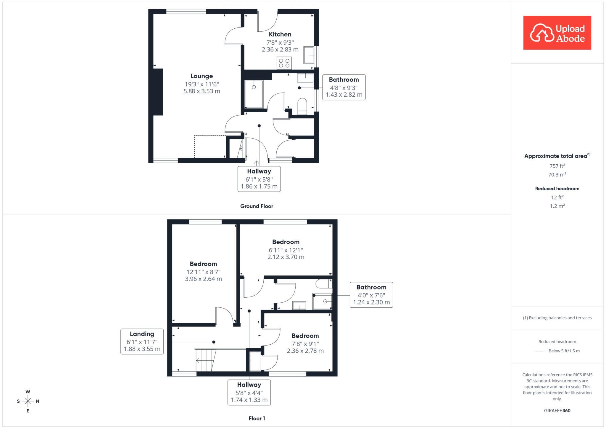 Tarbert Avenue, Wishaw floorplan
