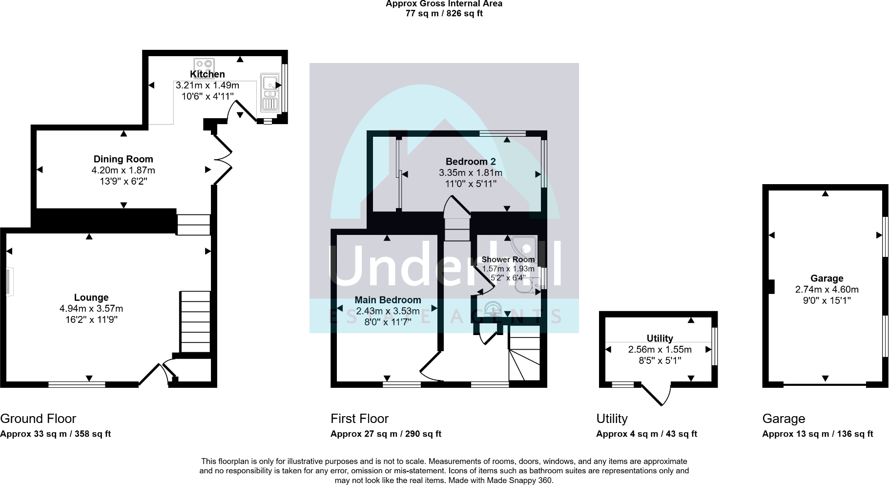 8 Cockwood, Exeter floorplan