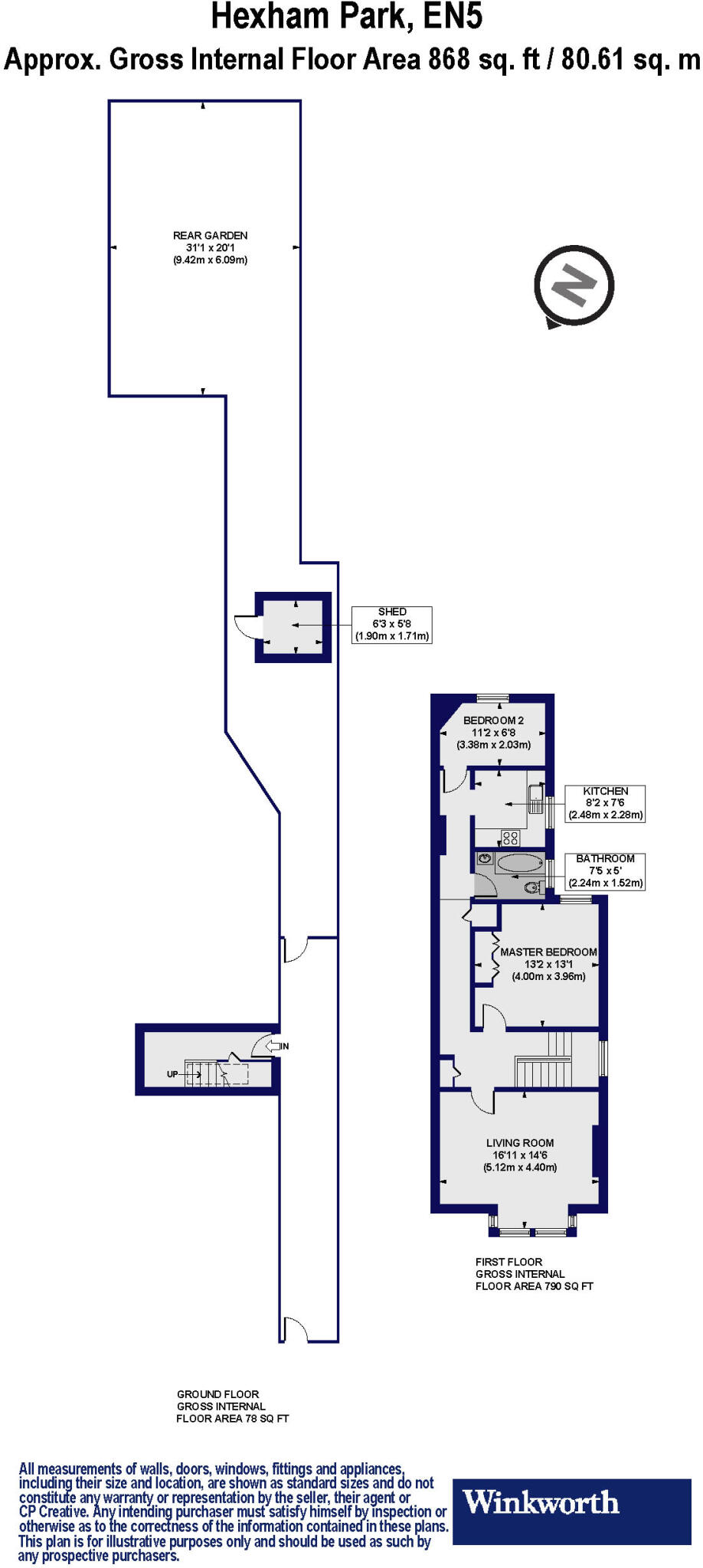 Hexham Road, New Barnet, EN5 floorplan