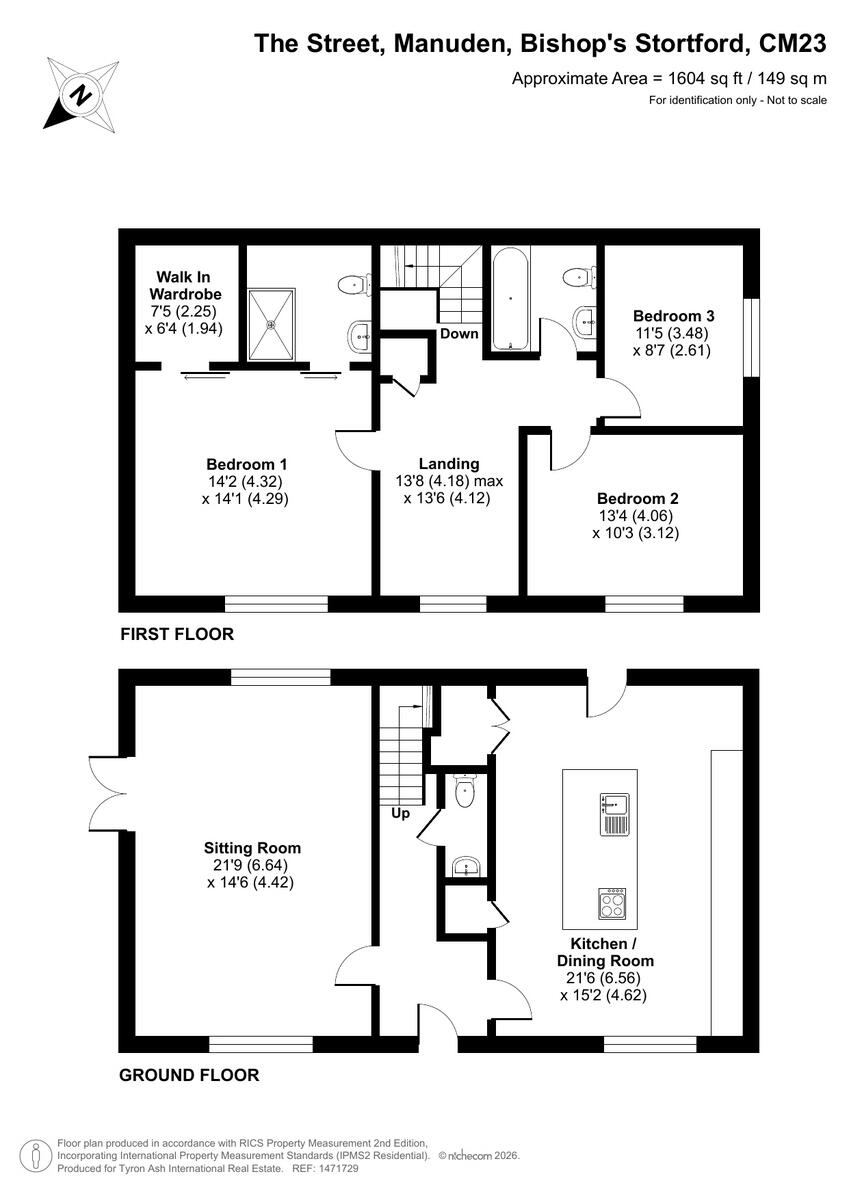 The Street, Manuden, CM23 floorplan