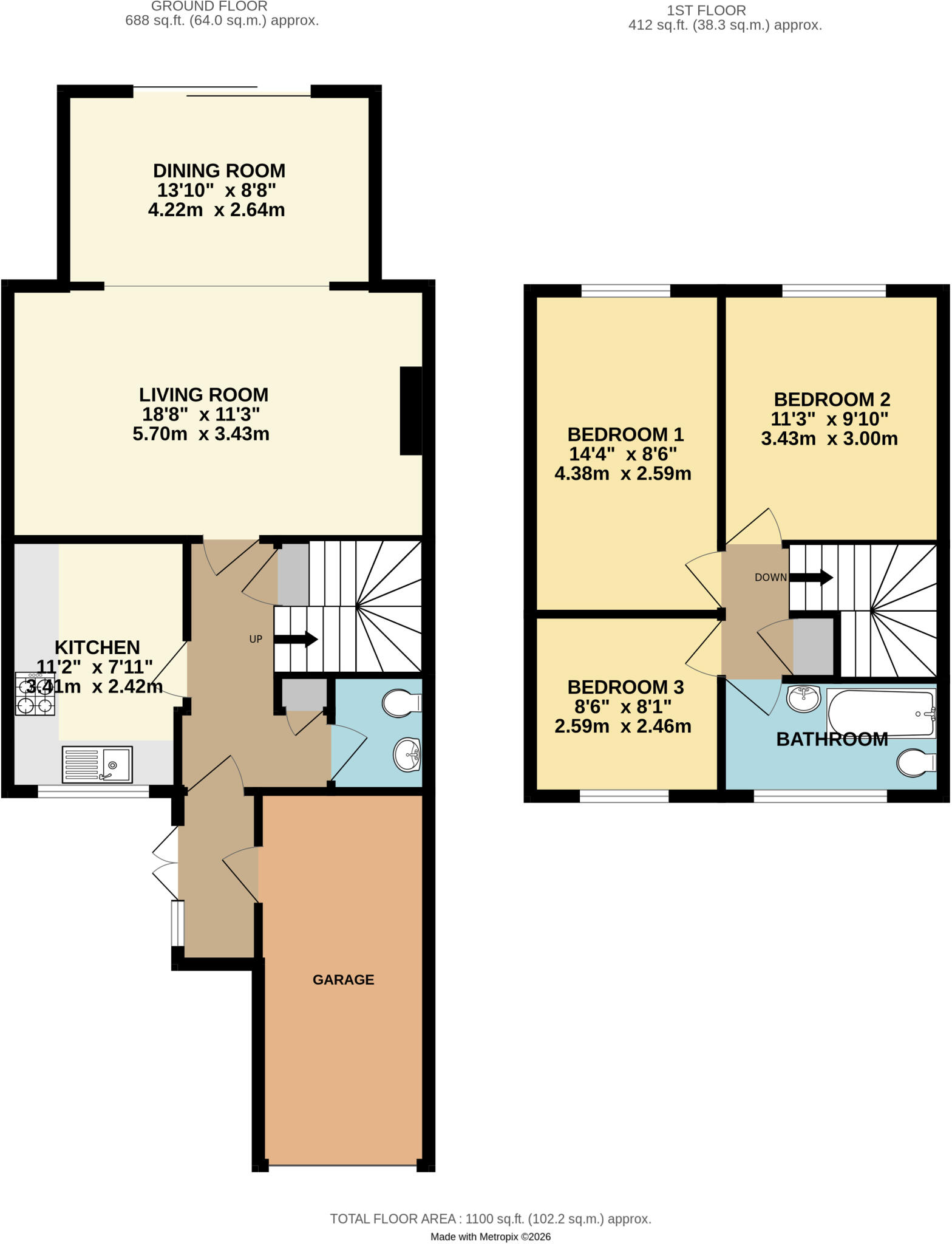 Cumberland Road, Angmering, West Sussex floorplan