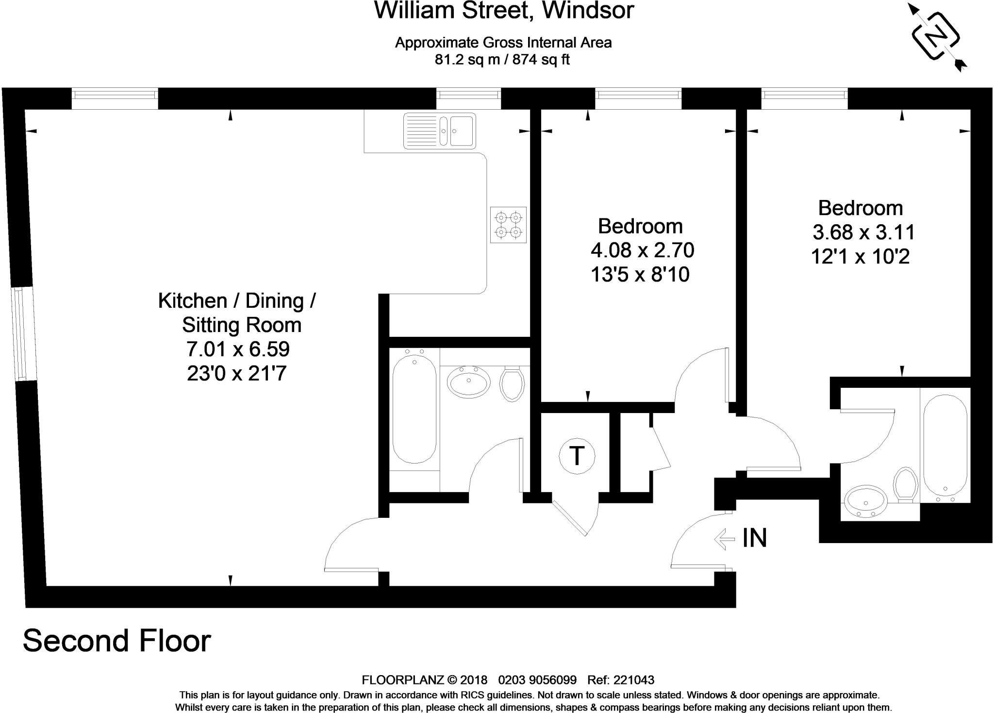 William Street Windsor SL4 floorplan