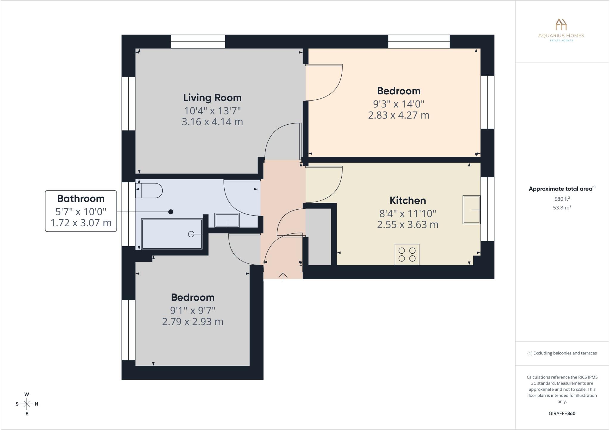 Becks Mill, Caspian Gardens, Westbury, Wilts, BA13 floorplan