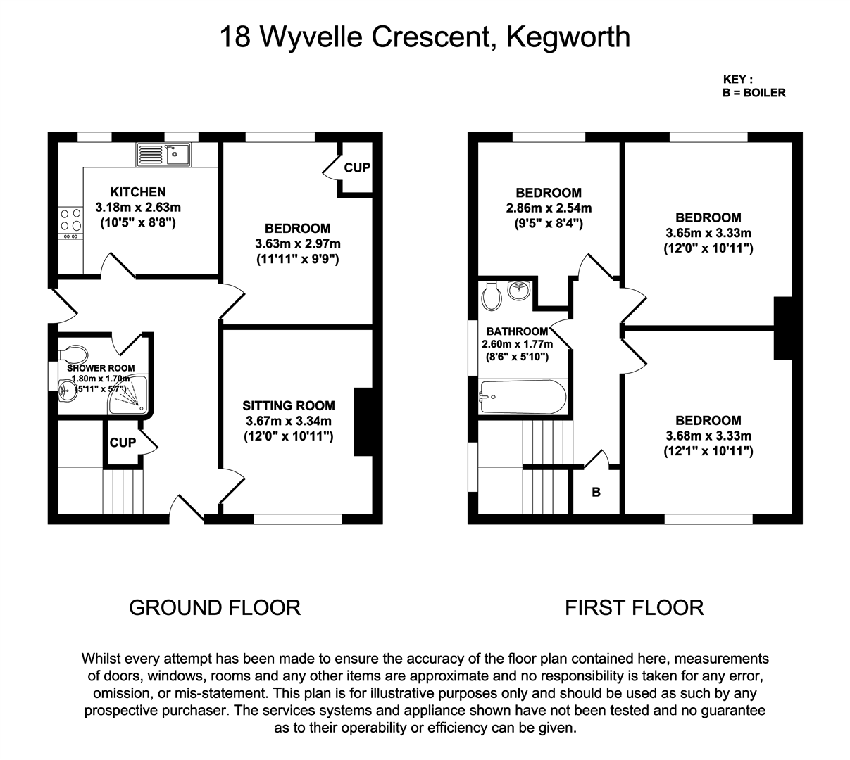 Wyvelle Crescent, Kegworth floorplan