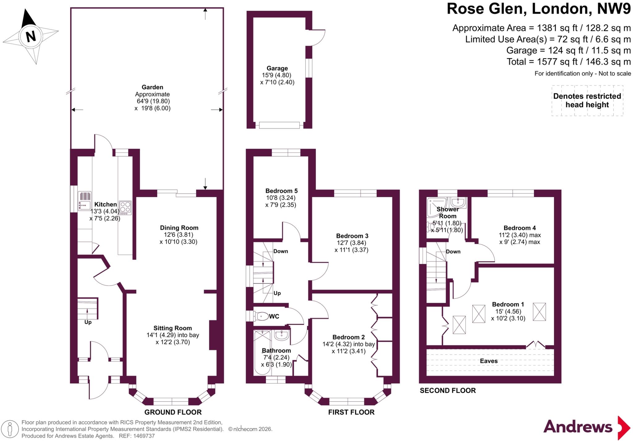 Rose Glen, London, NW9 floorplan
