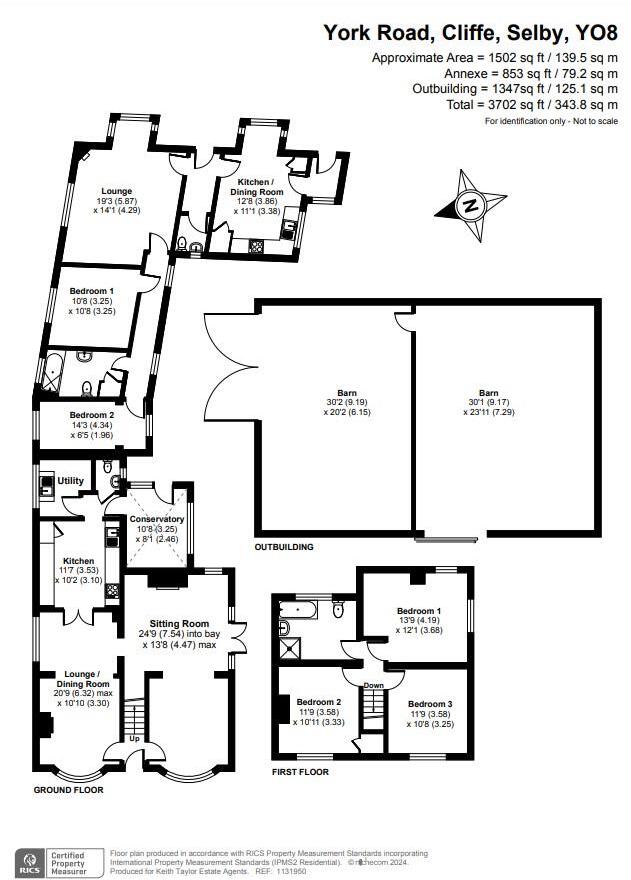 Sunnydene Farm, Cliffe floorplan