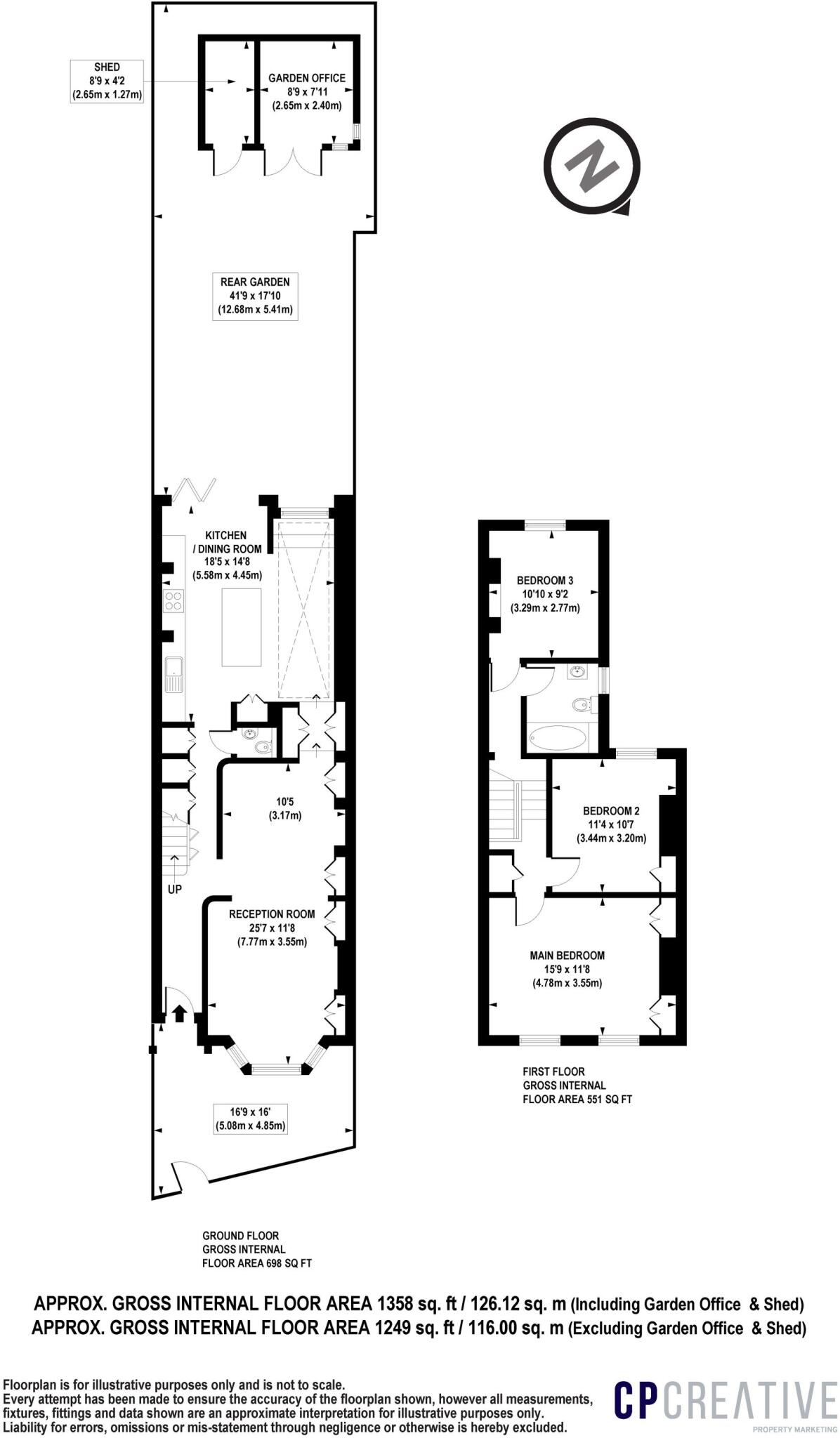Palatine Road, London, N16 floorplan