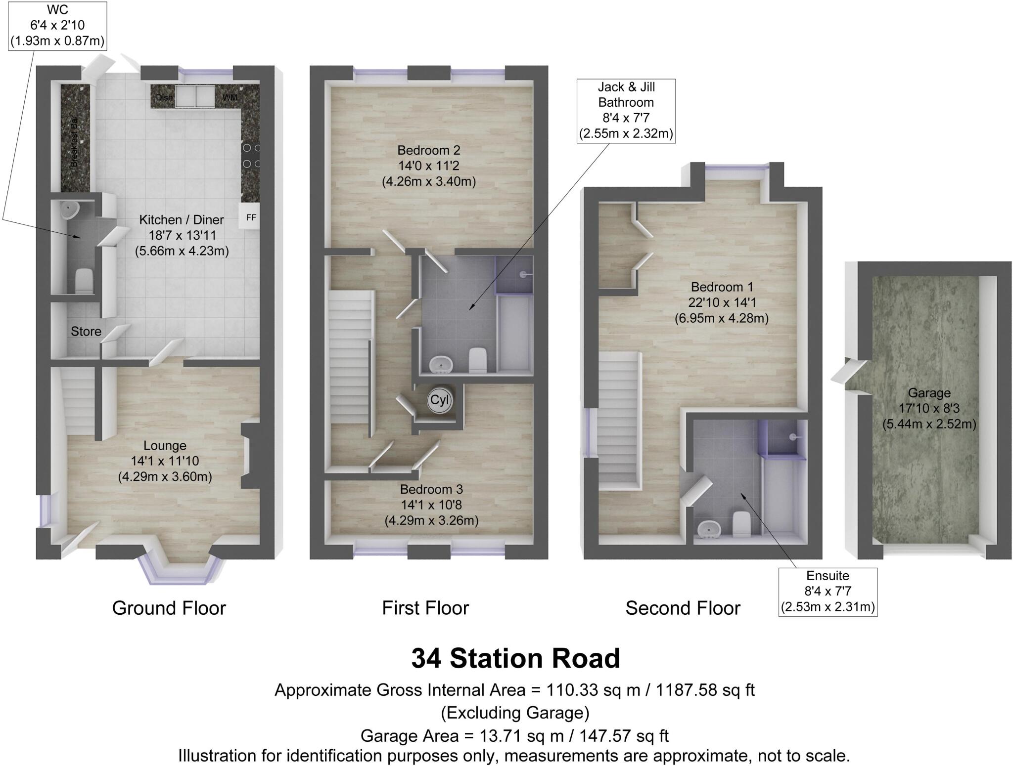 Station Road, Stoke Golding floorplan